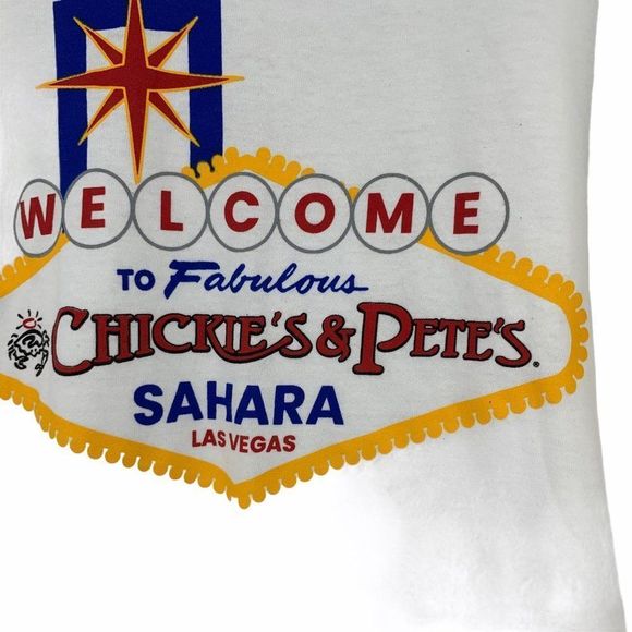 T-Shirt Las Vegas Chickie's & Pete's Swag Souvenier M 9662 New Short Sleeve - Picture 5 of 5
